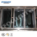 High quality 2.5 ton transparent direct refrigeration block ice machine